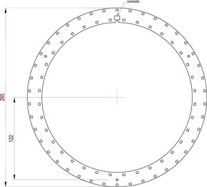 A01063-RING-SMD-D265-20W-230V-3000°K